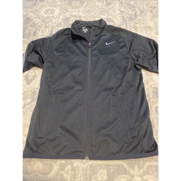 NIKE Black BLACK WIND JACKET MENS SIZE SMALL - Picture 3 of 4